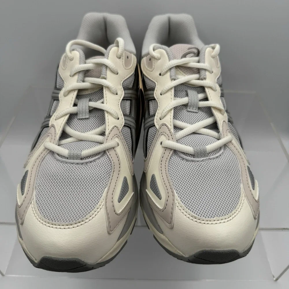 Brand New ASICS Gel K1011 Cloud Grey Cream Sneakers 1203A603-020 Men's Size 10